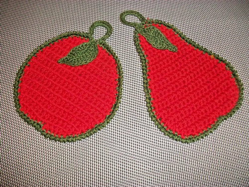 Coppia presine vintage - coppia, all'